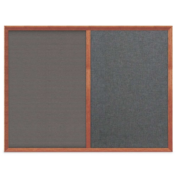 Slim Style Indoor Enclosed Corkboard, 12